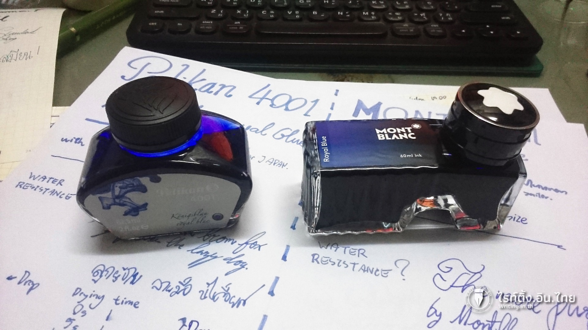 Royal Blue: Pelikan vs. Montblanc