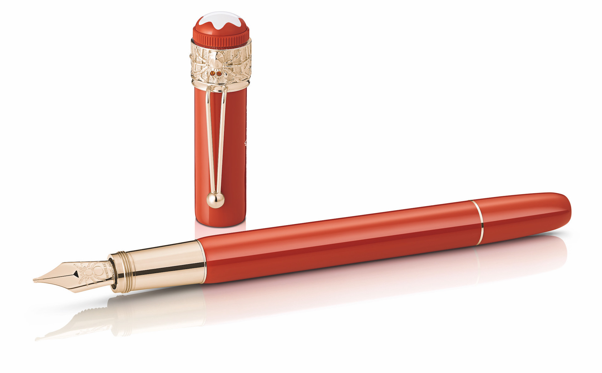Montblanc Heritage Rouge & Noir Spider Metamorphosis Special Edition Coral
