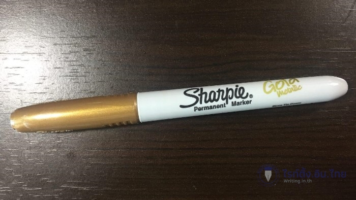 Sharpie สีทอง ปากกาโปรดของ Donald Trump
