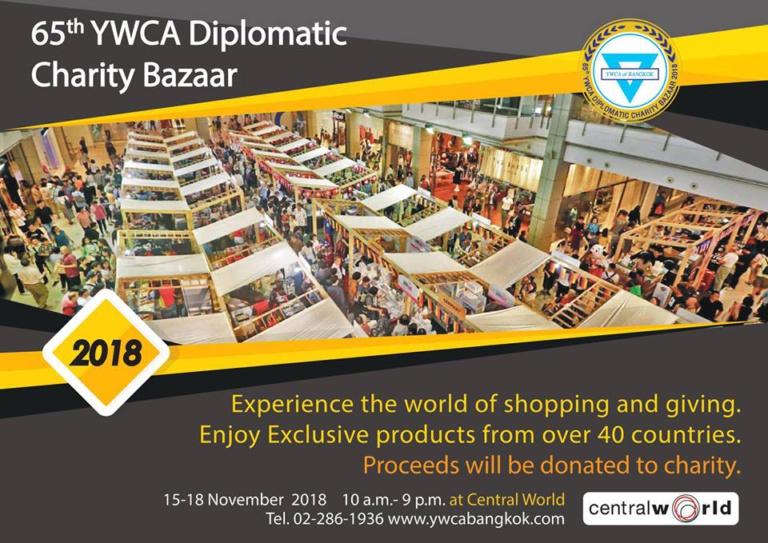 พบเครื่องเขียน Caran d’Ache, Sailor และ DAKS ที่งาน YWCA Diplomatic Bazaar 2018