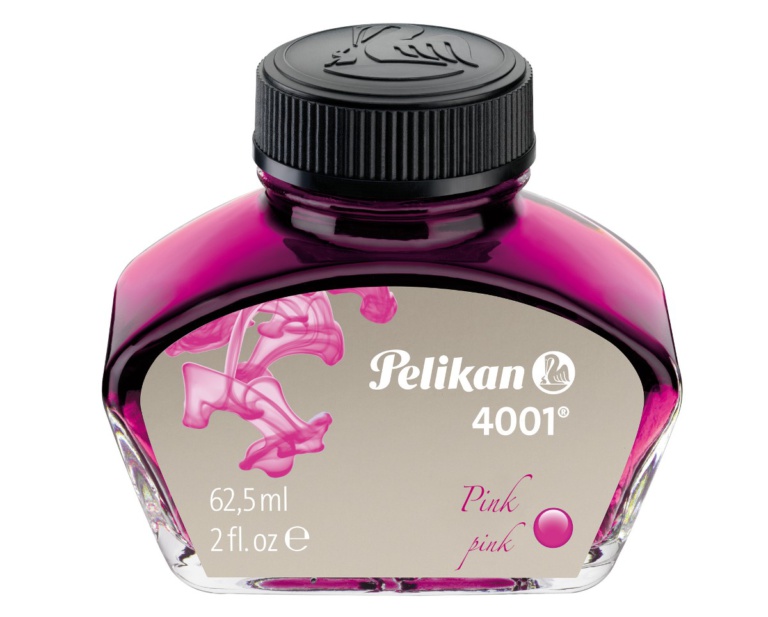Pelikan เปิดตัวสีชมพู บรรจุในสายผลิตภัณฑ์หมึก 4001